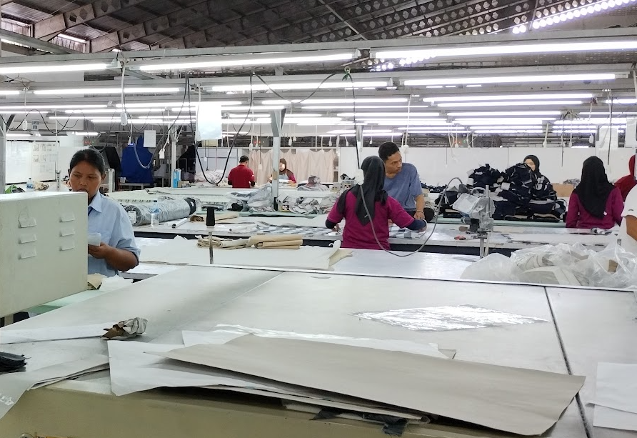 Cutting Floor process at ArmourTech Wear factory